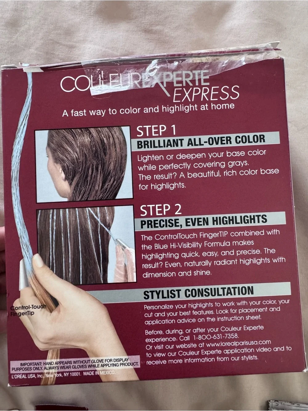 LOREAL EXPRESS Hair Color & highlights 8.0 Toasted Coconut Medium Blonde